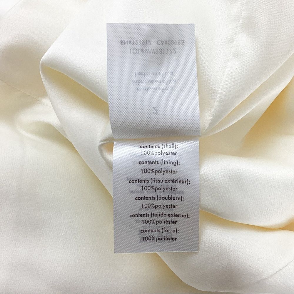 WeWoreWhat Size 2 NWT Strapless Peplum Mini Dress in Ecru Cream Ivory - Picture 7 of 10